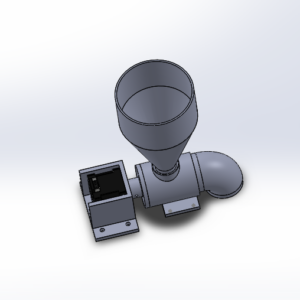 3D Auger Dispenser Model in SolidWorks