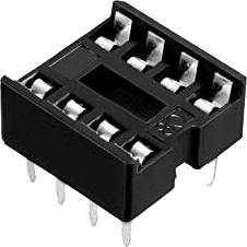8 pins IC Socket Dual In Line (DIP)2.54mm Pitch