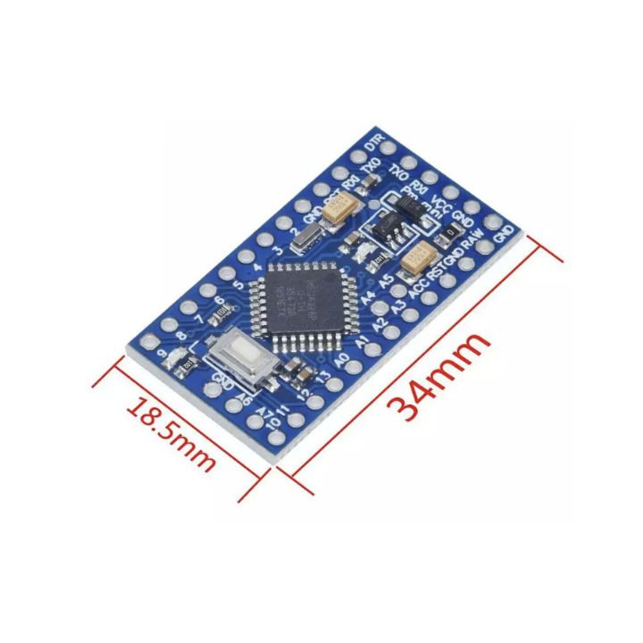 Pro Mini ATMEGA328P 16 MHz 5V for Arduino