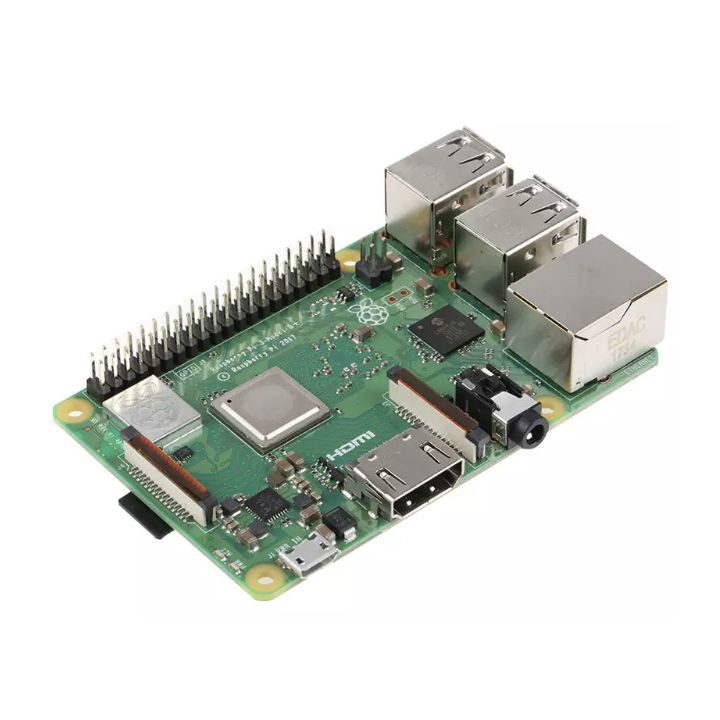 The Raspberry pi 3 B+ Model development board