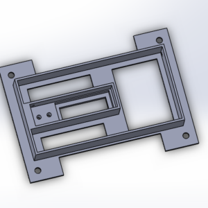3D Printable Load Cell Mounting Base and Weighing Platform