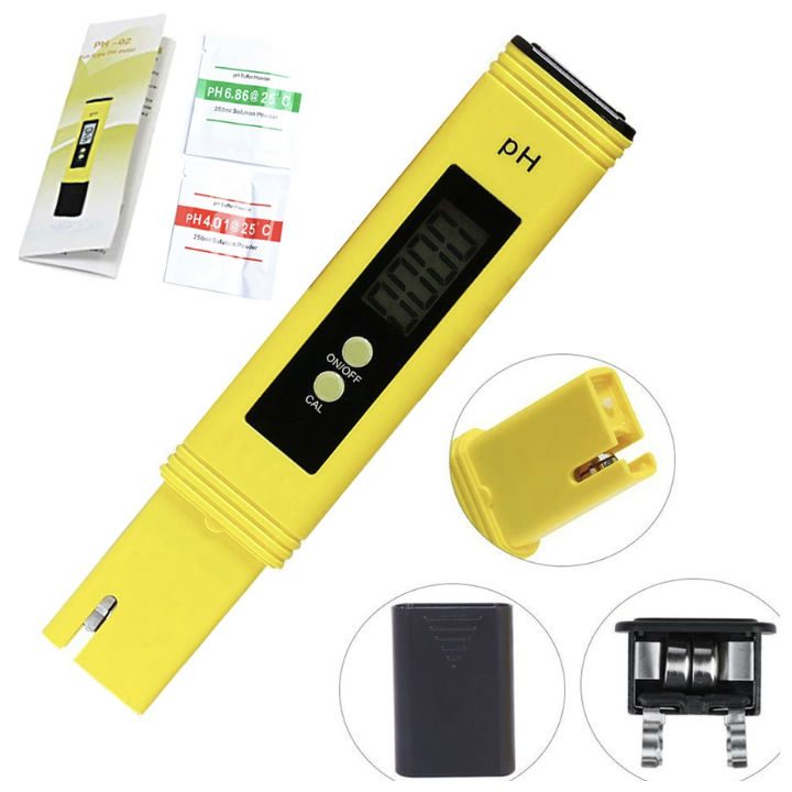 Digital PH Meter Portable LCD Range 0~14 PH