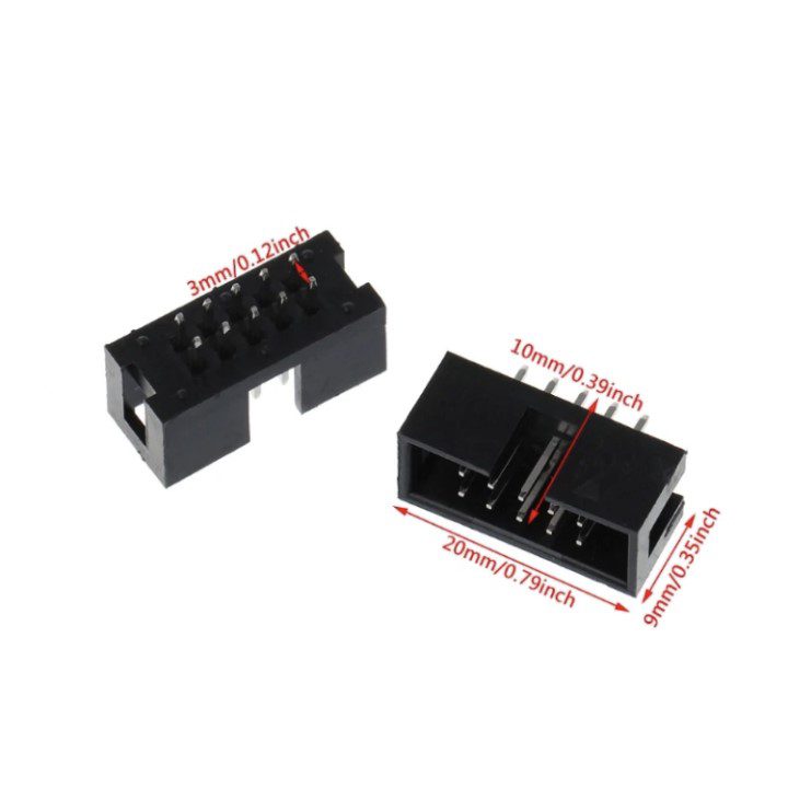 10 Pin ISP IDC Socket Shrouded Header