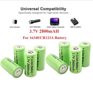 CR123A Rechargeable Battery 3.7V – Lithium-ion Battery