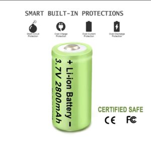CR123A Rechargeable Battery 3.7V – Lithium-ion Battery
